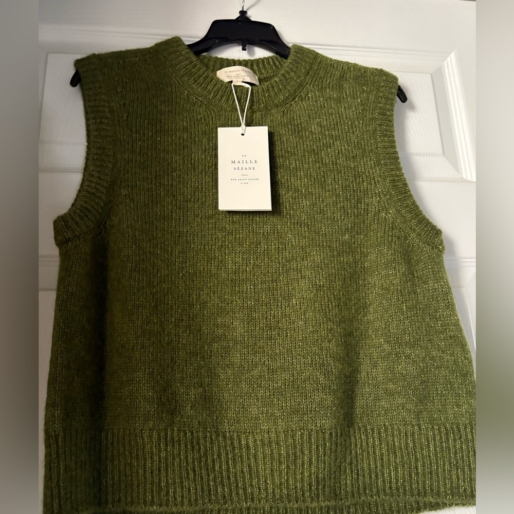 Sezane Samuel Jumper Milan Green - Size S
